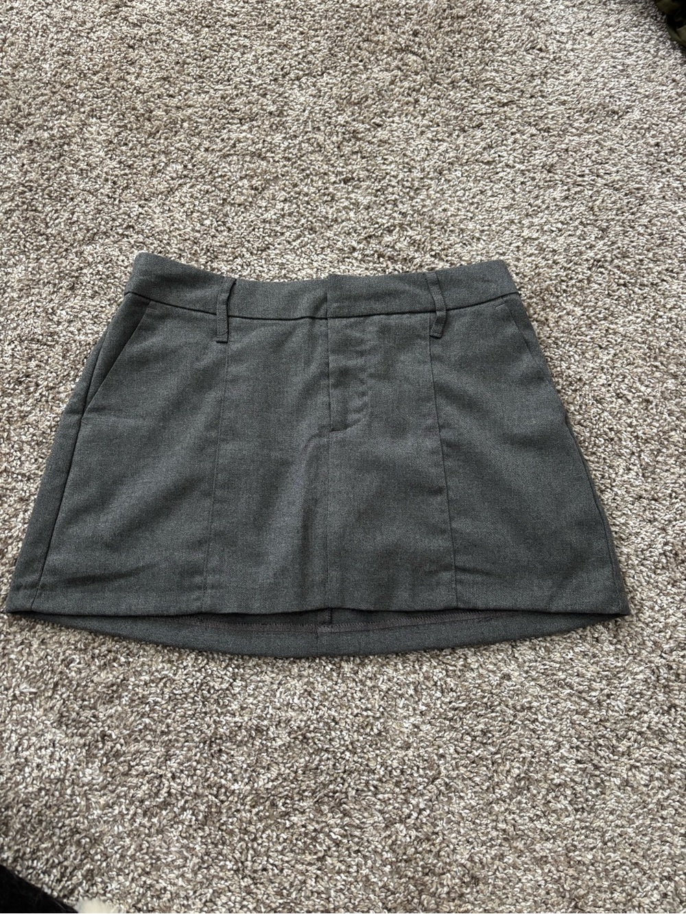 Grey Hollister Miniskirt